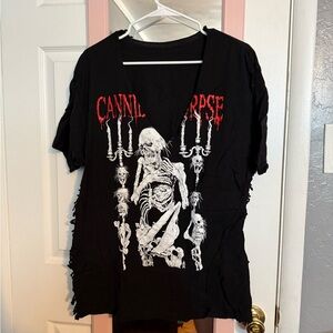 Black Graphic Band T-Shirt